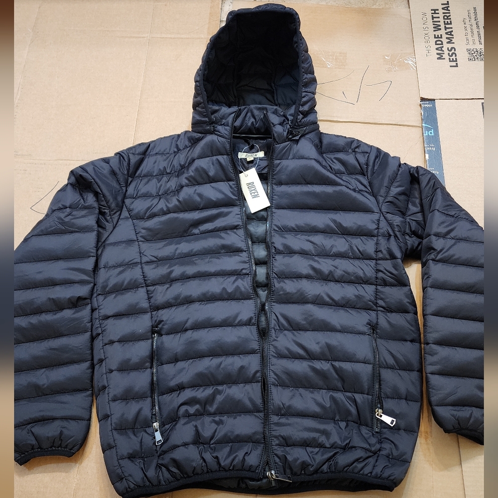 Rocawear Men's Black Puffer Jacket